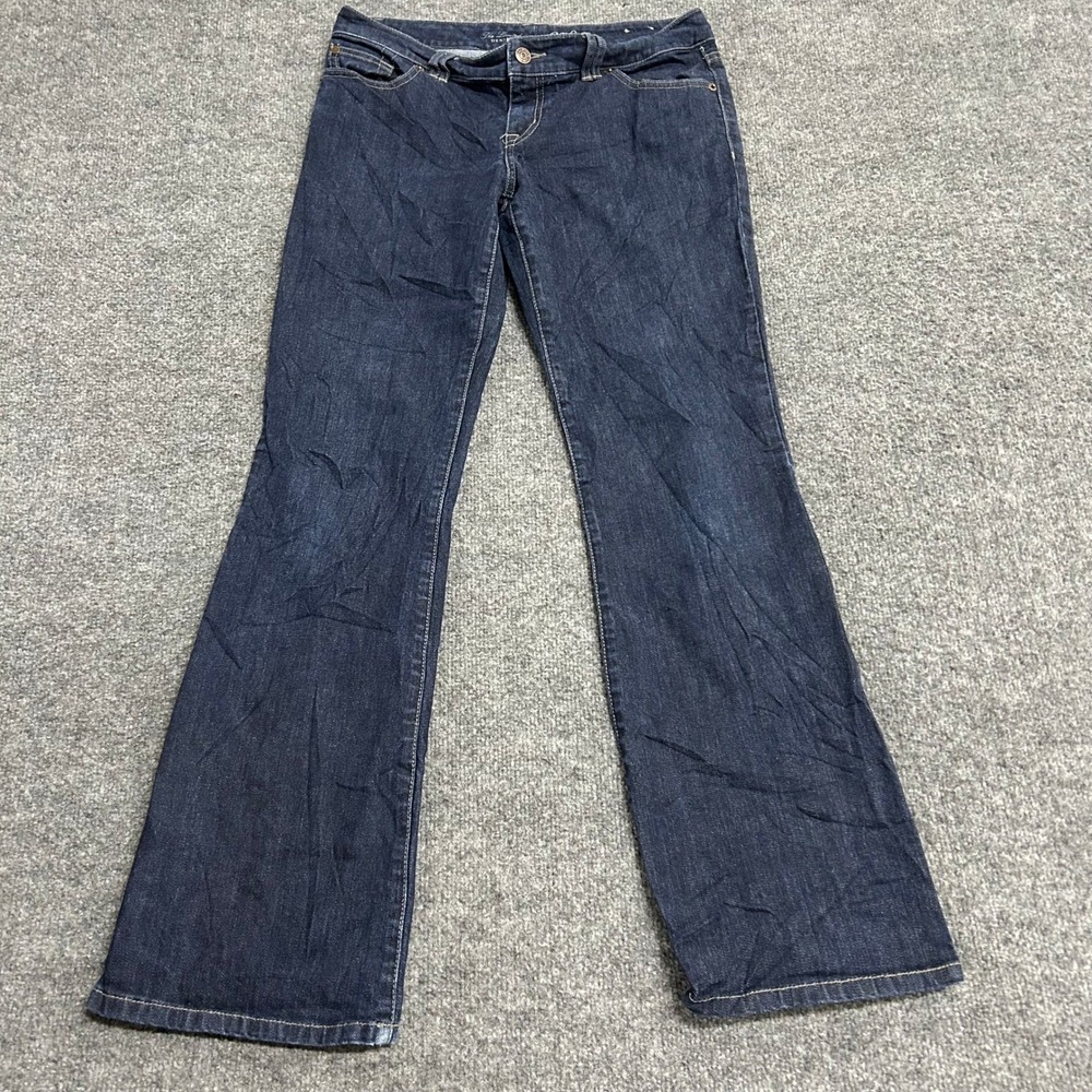 The Limited Jeans Womens Size 8 Dark Wash Bootcut Denim Stretch Flap Pocket 678